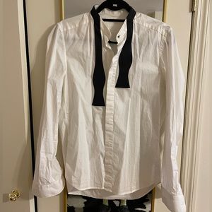 Margiela for H&M white tuxedo button down size Men’s S